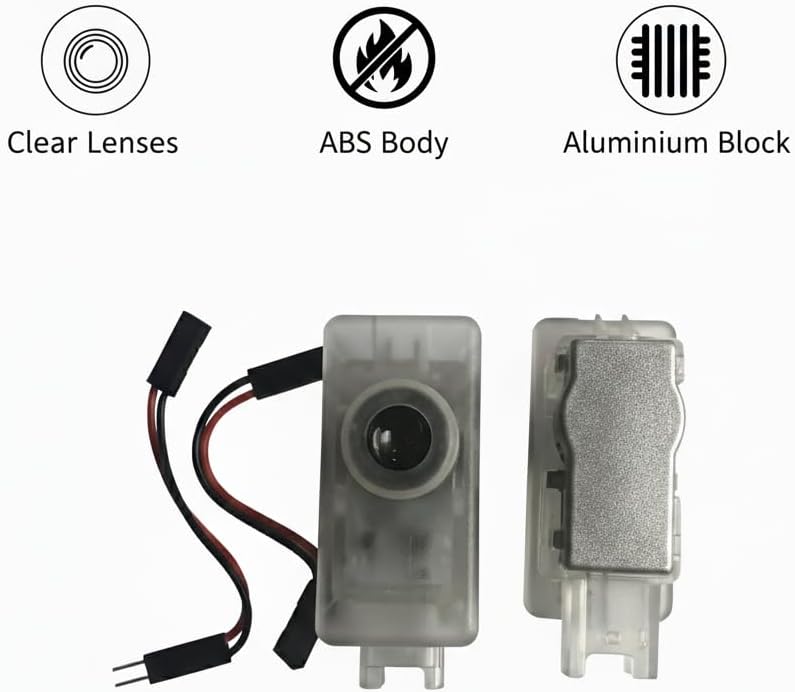 LOUEI 2pcs Door LED light welcome logo projector Compatible with 2020-2022 330i M340i I3 I4 M3,2021-2024 2/4 series 2025 X1 X3 laser ghost shadow courtesy Light (2020-2022 M) - Image 2